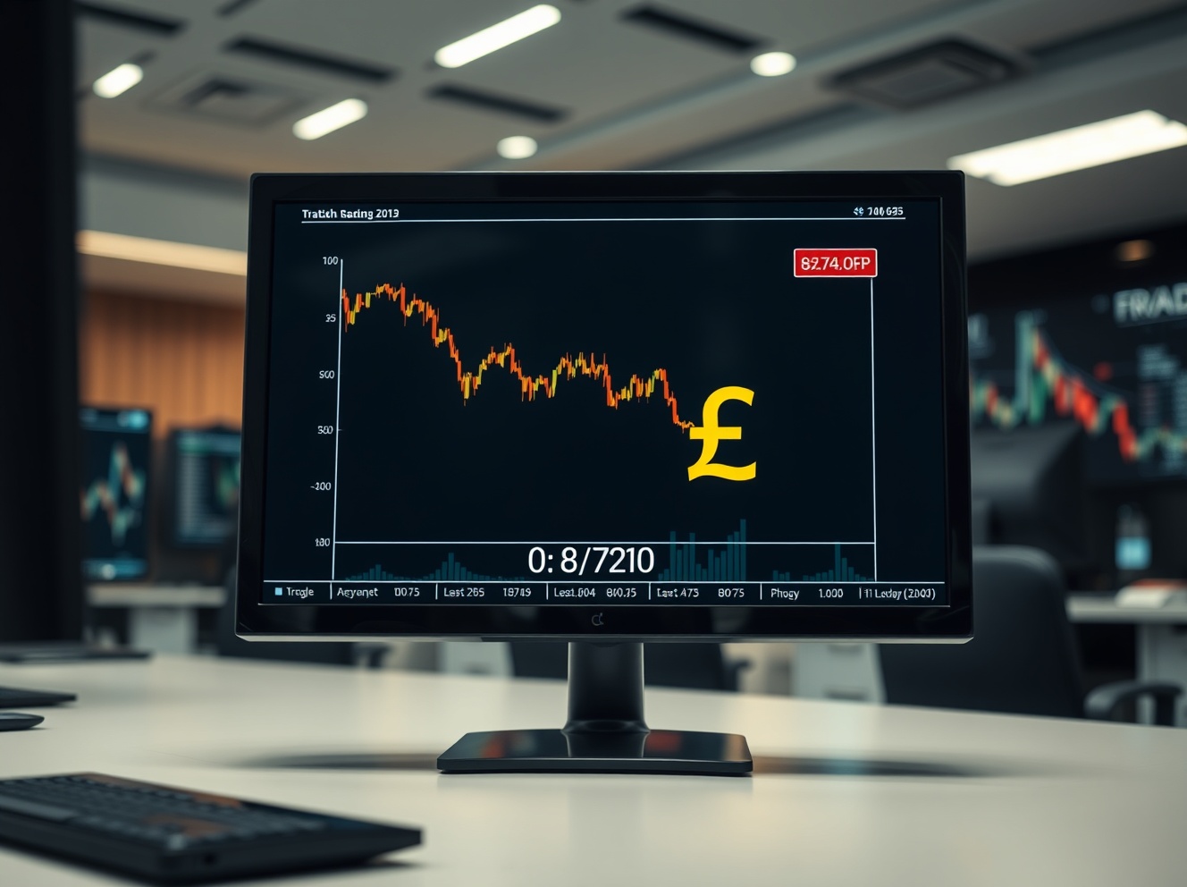 EUR/GBP Slides Below 0.8720 as Risk-Off Mood Weighs on Euro