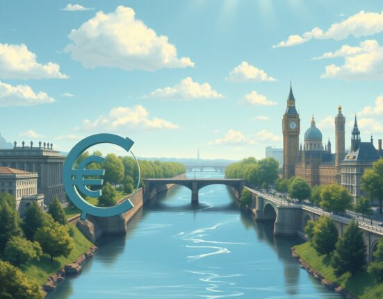 EUR/GBP exchange rate analysis showing divergence between Eurozone inflation and currency valuation