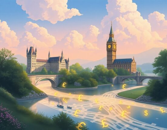 EUR/GBP currency pair analysis with Eurozone GDP data impact on forex trading