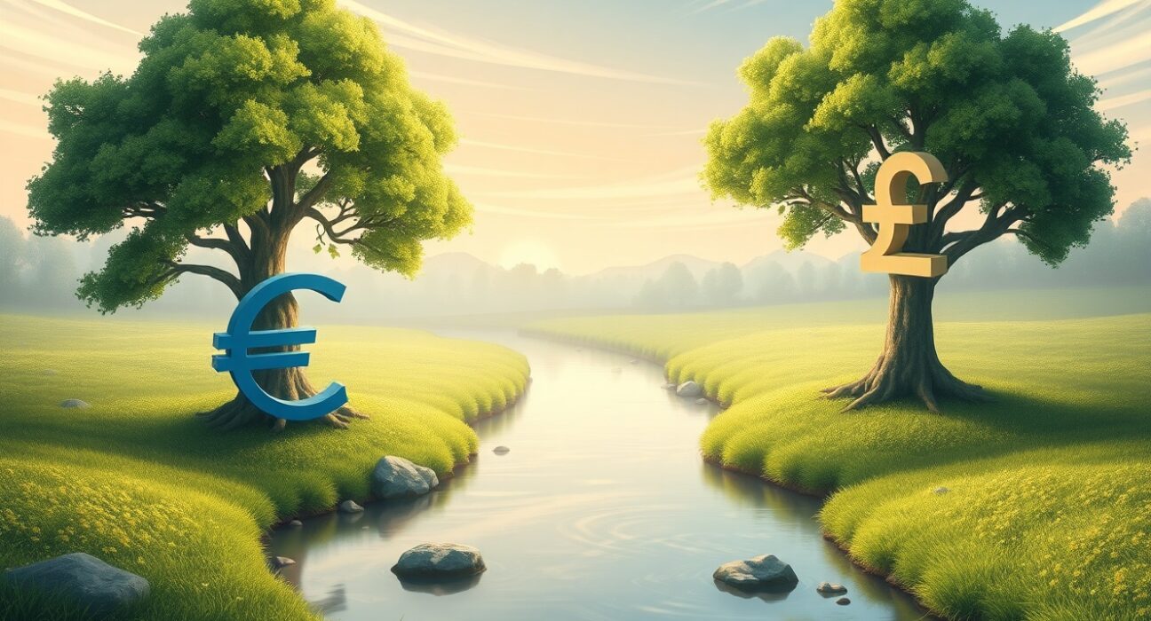 EUR/GBP exchange rate analysis showing Euro strength against Pound Sterling amid Bank of England policy speculation