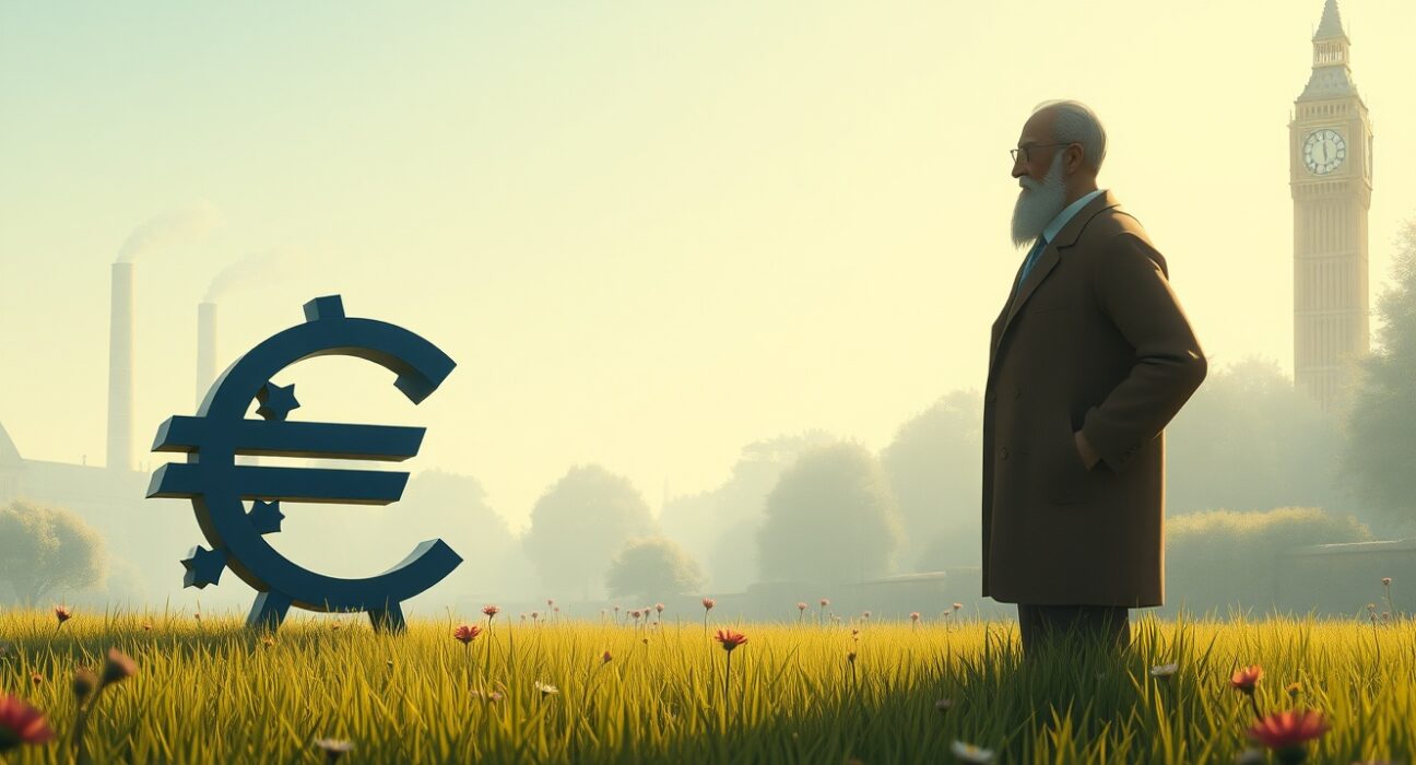 EUR/GBP currency pair falls after weak Eurozone industrial production data impacts the euro.