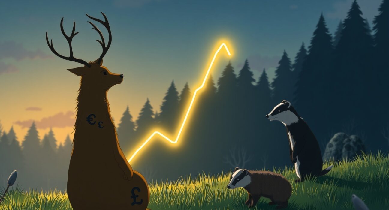 EUR/GBP price forecast analysis showing the break below the key 0.8700 support level.