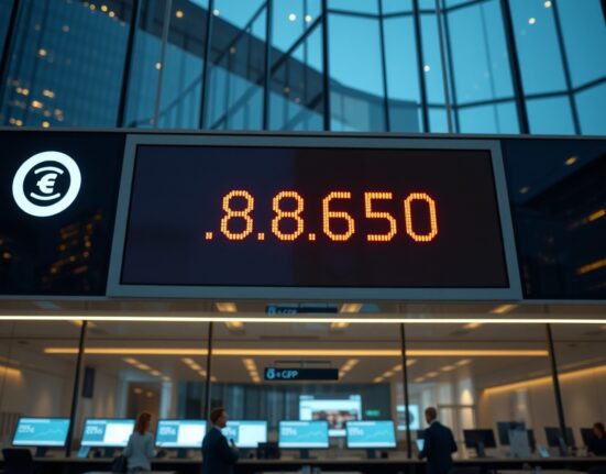 EUR/GBP price forecast steady above 0.8650 with ECB and BoE policy decisions in focus on a digital trading board