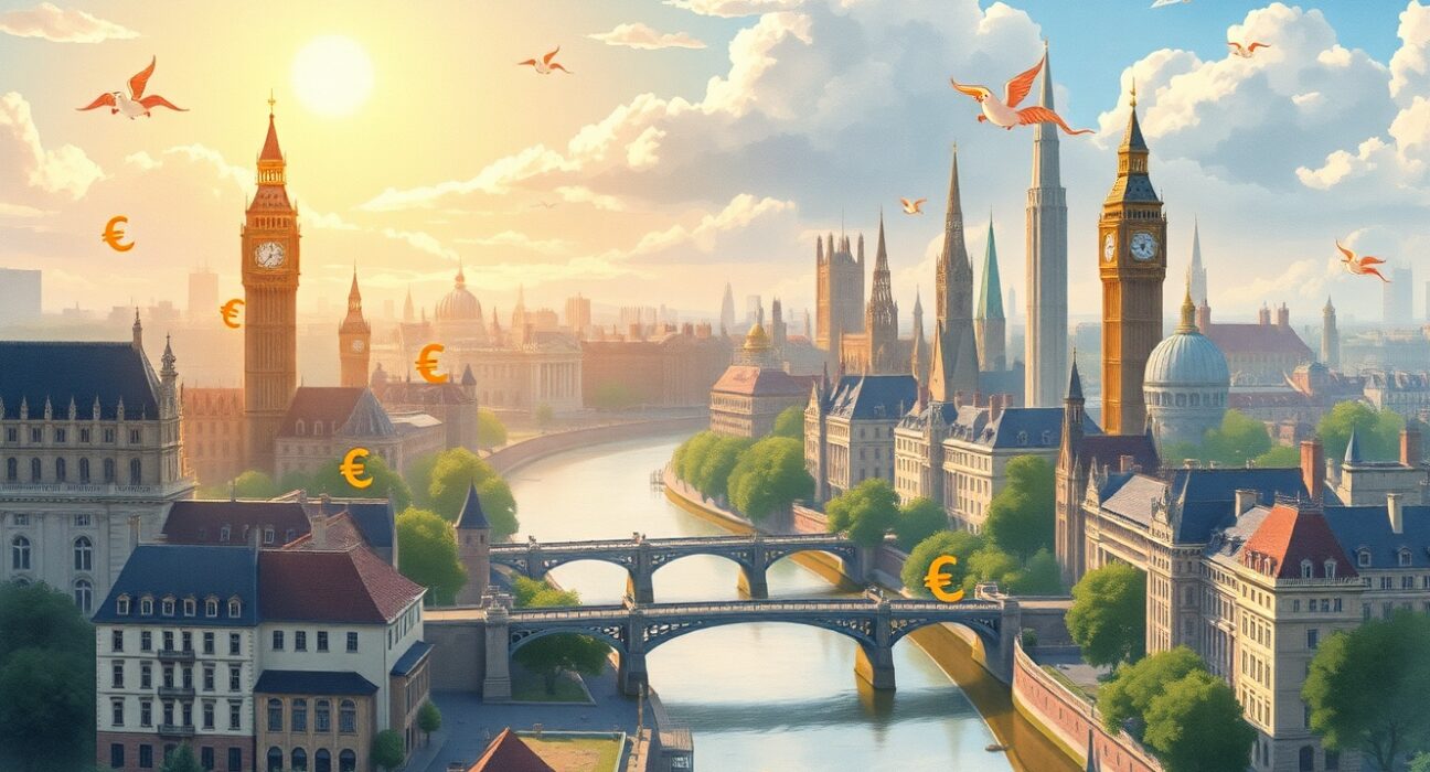 EUR/GBP exchange rate analysis showing Euro resilience against Pound Sterling with Eurozone GDP data support