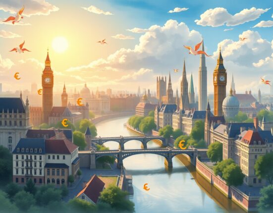 EUR/GBP exchange rate analysis showing Euro resilience against Pound Sterling with Eurozone GDP data support