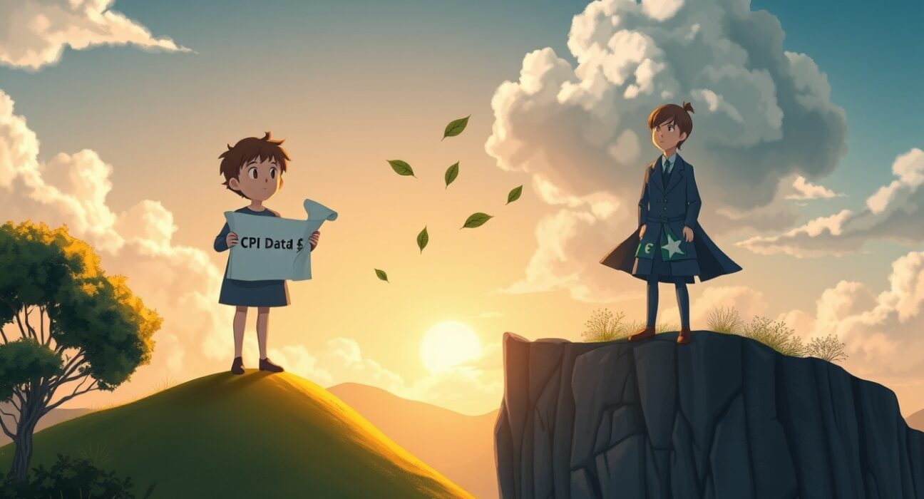 EUR/GBP exchange rate analysis showing impact of UK political uncertainty and German inflation data.