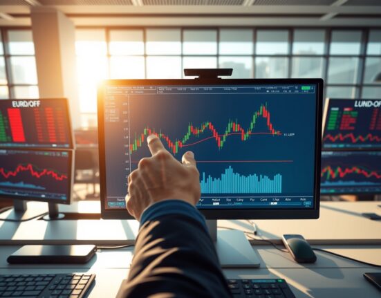 EUR/GBP trading analysis showing currency pair charts during risk-off market sentiment impacting Pound Sterling.