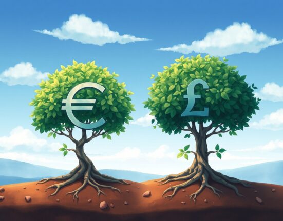 EUR/GBP currency pair analysis with Eurozone CPI and German GDP data implications for forex traders