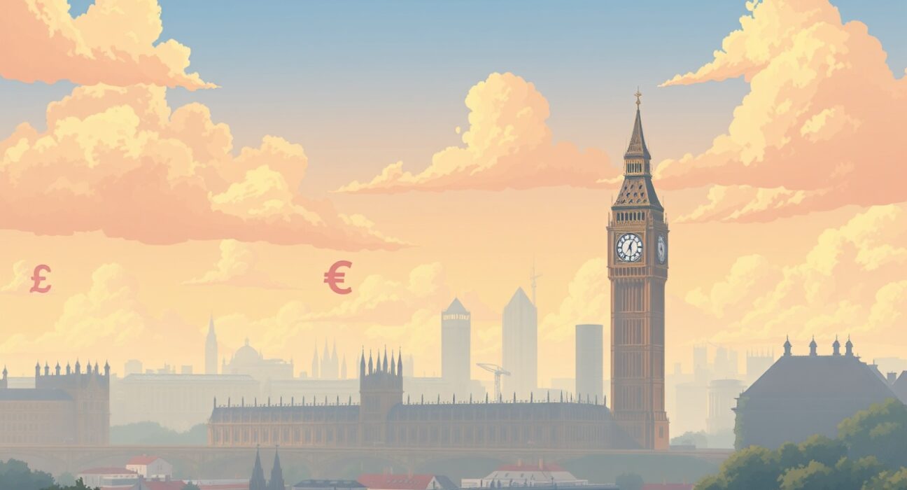 EUR/GBP exchange rate analysis showing Euro weakness against Pound Sterling amid inflation data