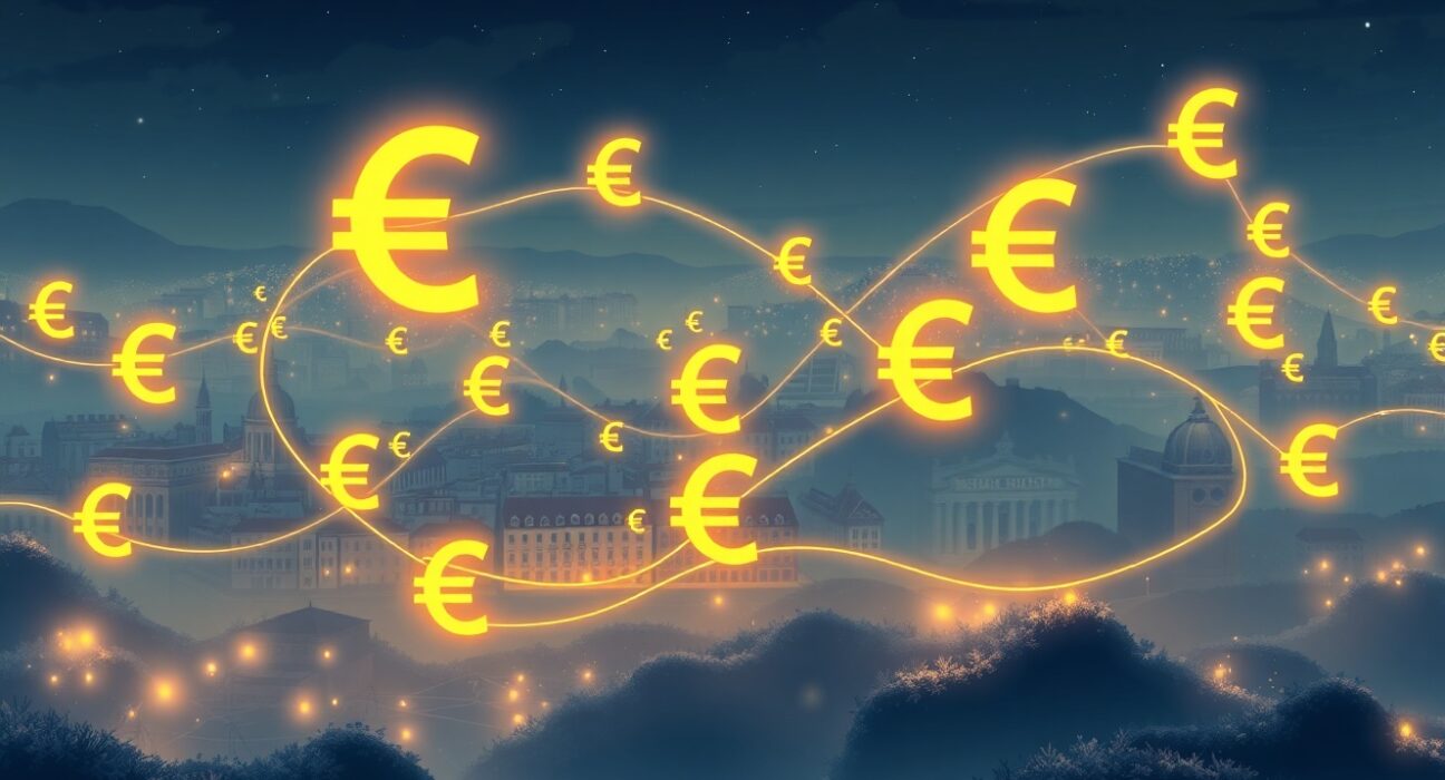 EUR currency analysis showing limited global demand impacting Eurozone economic ambitions in 2025 markets