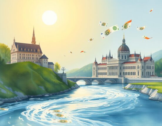 Technical analysis of EUR/HUF exchange rate showing pre-cut strength patterns and limited downside risks