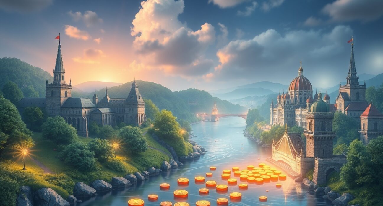 EUR/HUF exchange rate analysis showing Hungarian Forint carry trade facing National Bank of Hungary policy decisions