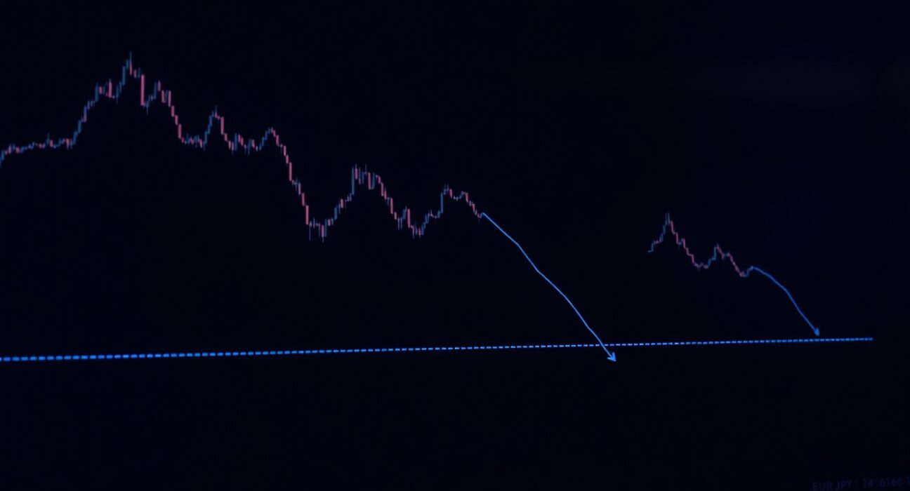 EUR/JPY Price Forecast chart showing the pair moving below the 186.50 level with a nine-day confluence zone.