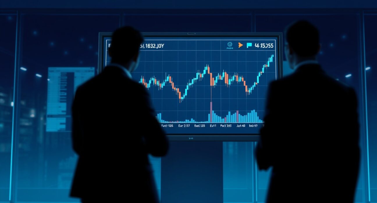 EUR/JPY currency pair chart showing a sharp bounce to 183.40 after suspected intervention