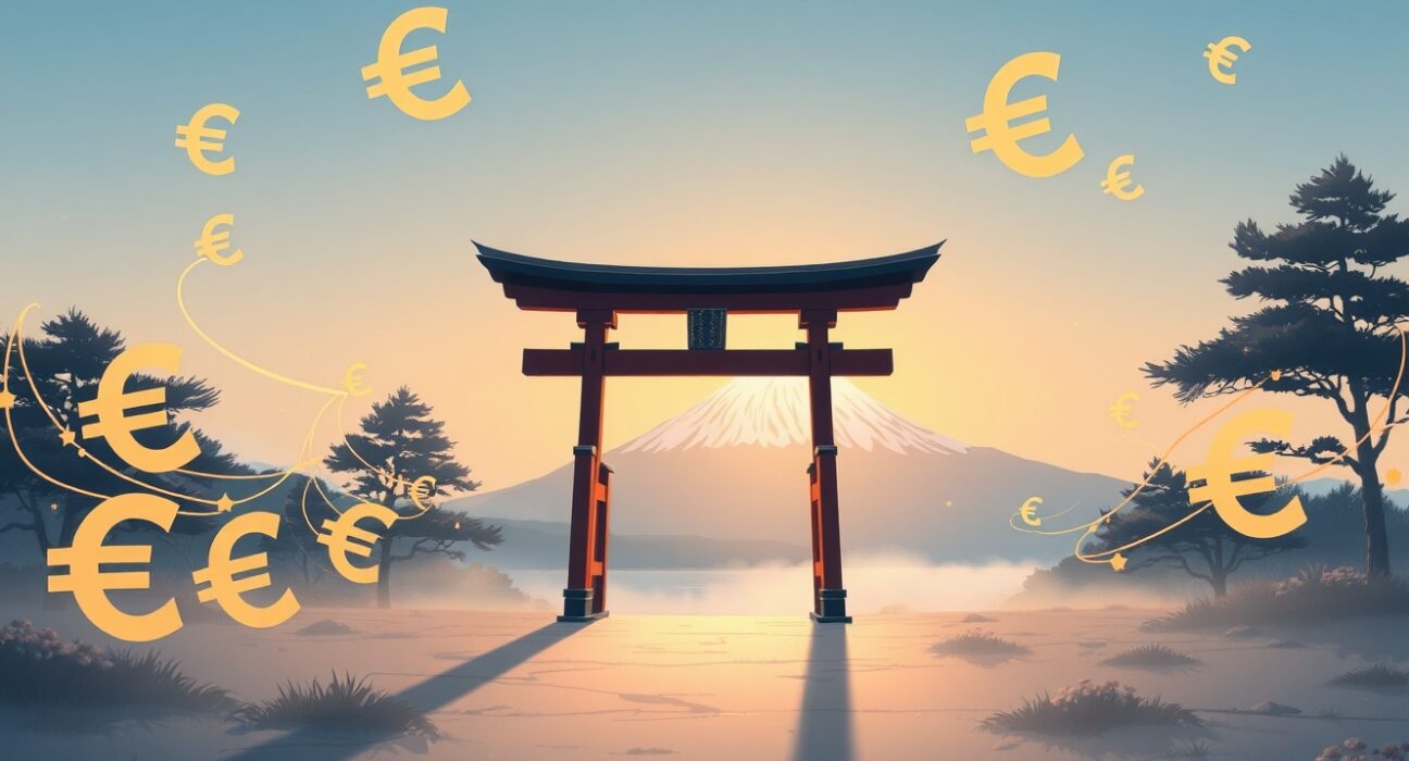 EUR/JPY currency pair decline as Japanese Yen gains strength from US trade uncertainty.