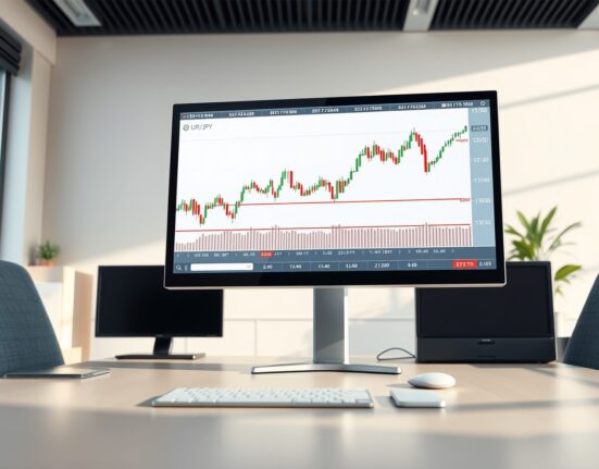 EUR/JPY forecast analysis showing trading chart with price below the nine-day moving average near 183.50.