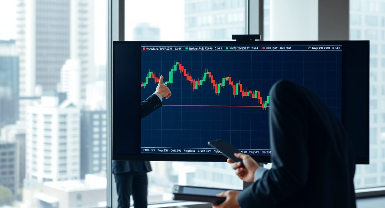 Analyst reviews EUR/JPY chart showing a critical descending triangle pattern near the 183.50 resistance level.