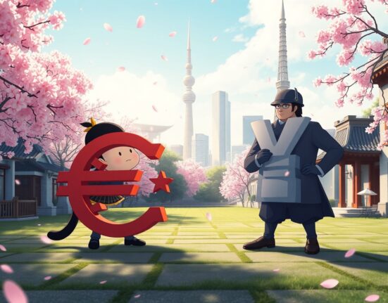 EUR/JPY currency pair analysis showing Yen strength against Euro after political and central bank developments