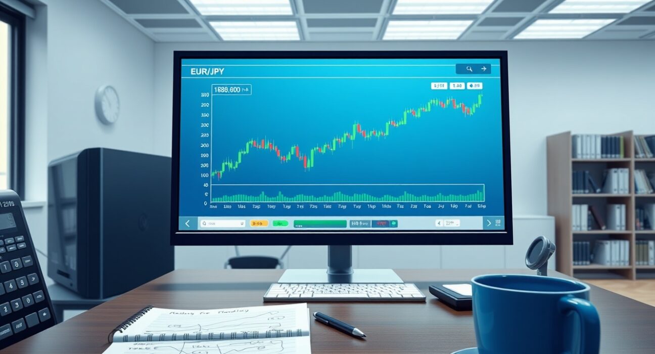 EUR/JPY price forecast analysis showing record highs near 188.00 on financial trading charts