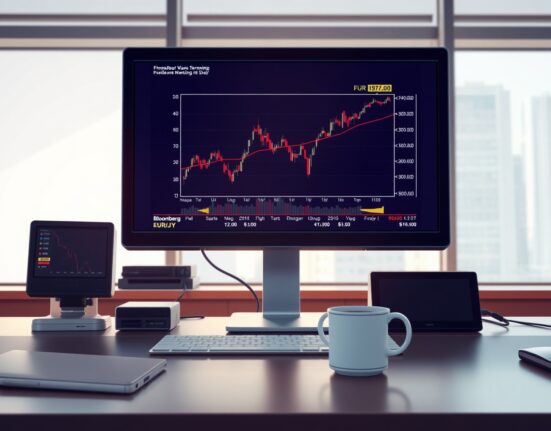 EUR/JPY exchange rate chart analysis on a trading terminal following German ZEW data.