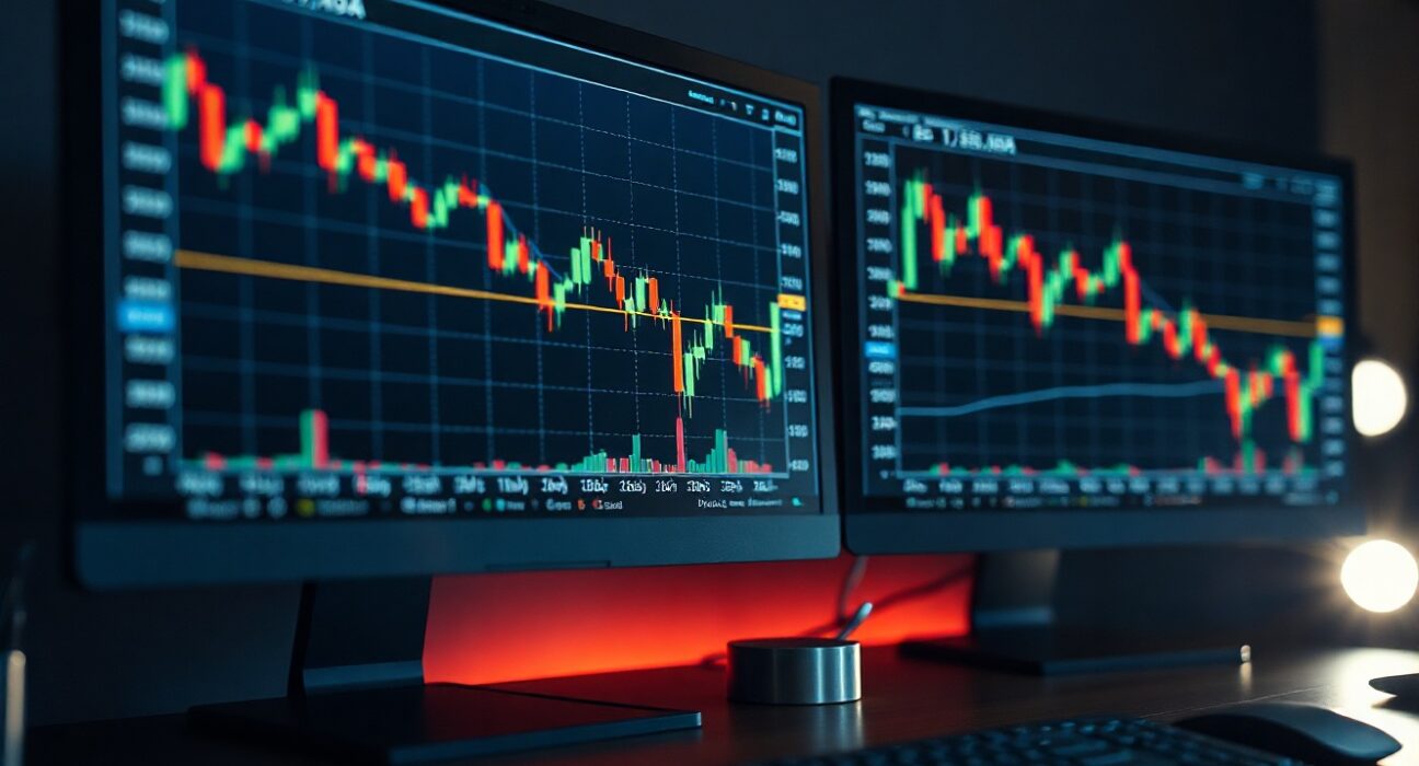 EUR/JPY candlestick chart approaching descending channel resistance near 185.00 level