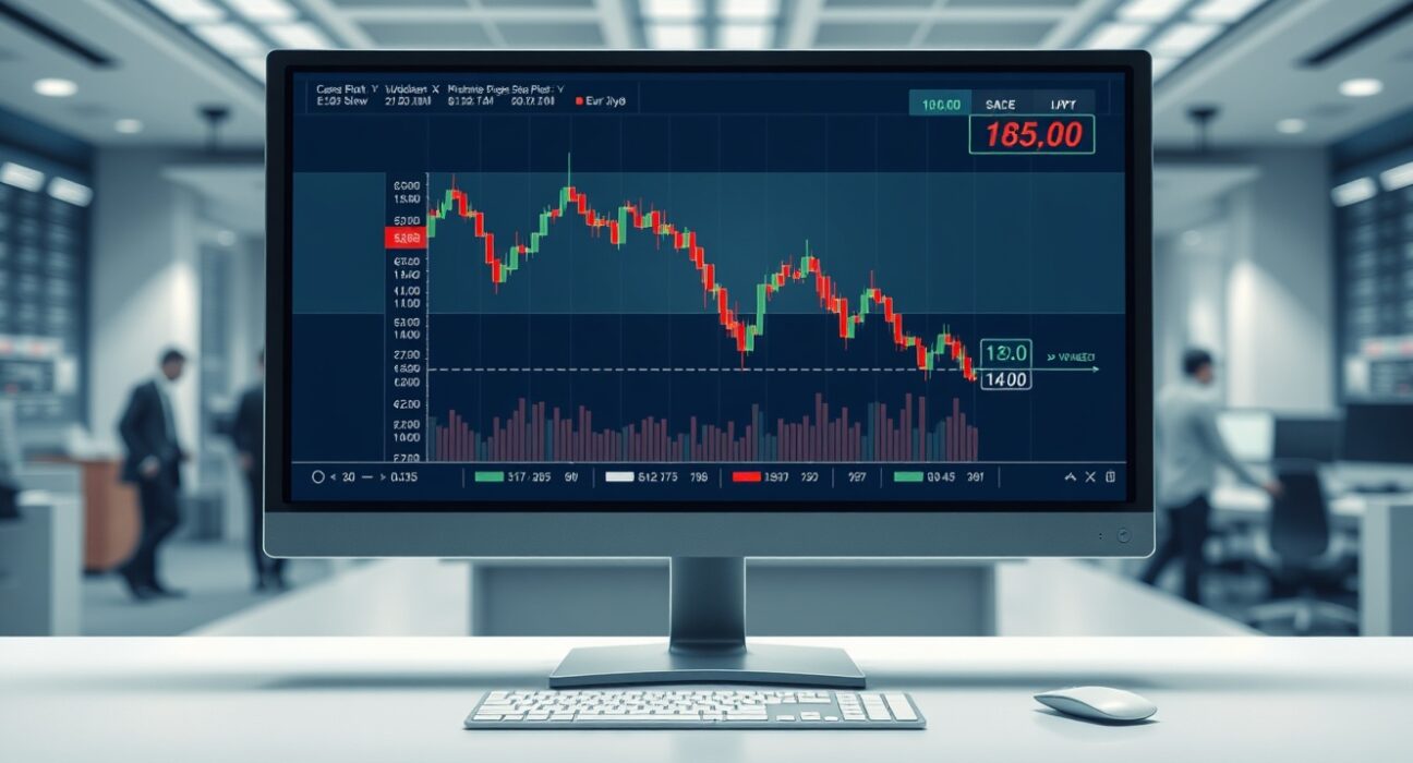 EUR/JPY currency pair analysis showing trading near the 185.00 level on a financial market chart.