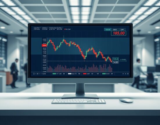 EUR/JPY currency pair analysis showing trading near the 185.00 level on a financial market chart.