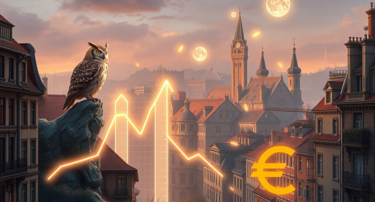 Danske Bank analysis shows hawkish PMI data providing crucial support for the EUR currency in 2025 markets.