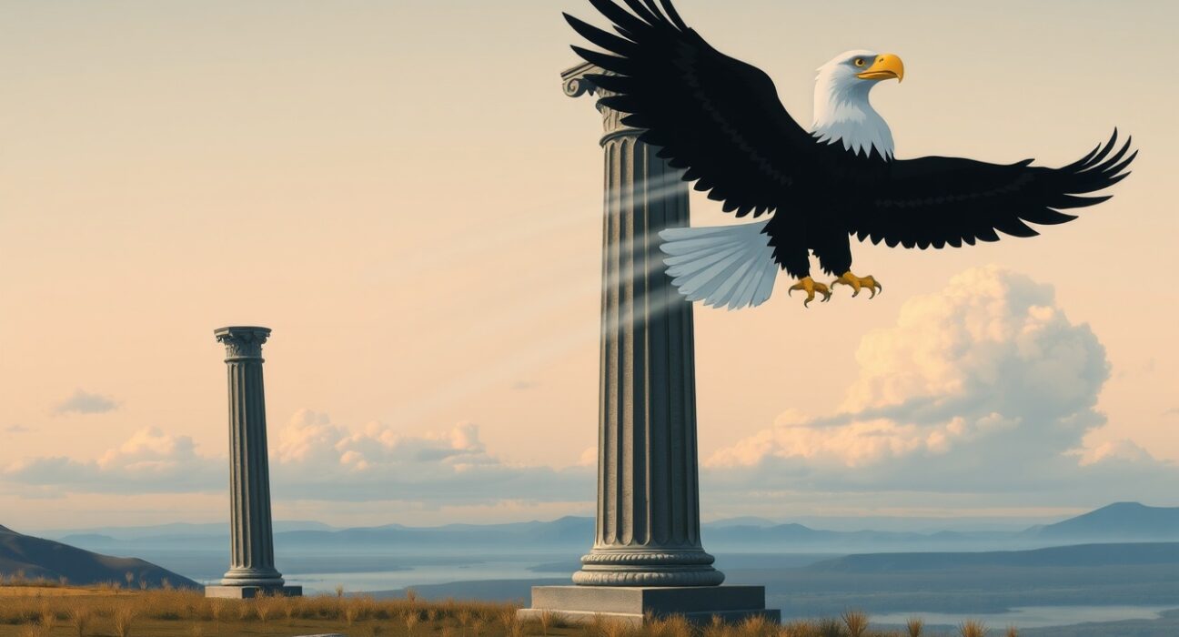 EUR/USD analysis showing symbolic tension between euro and dollar due to geopolitical conflict risks.