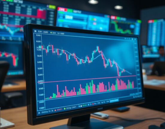 EUR/USD price chart showing rejection at 1.1600 and decline below the 100-day SMA