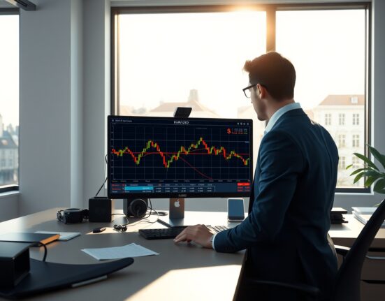 EUR/USD trading analysis showing dollar movement after Gulf ceasefire announcement at Commerzbank