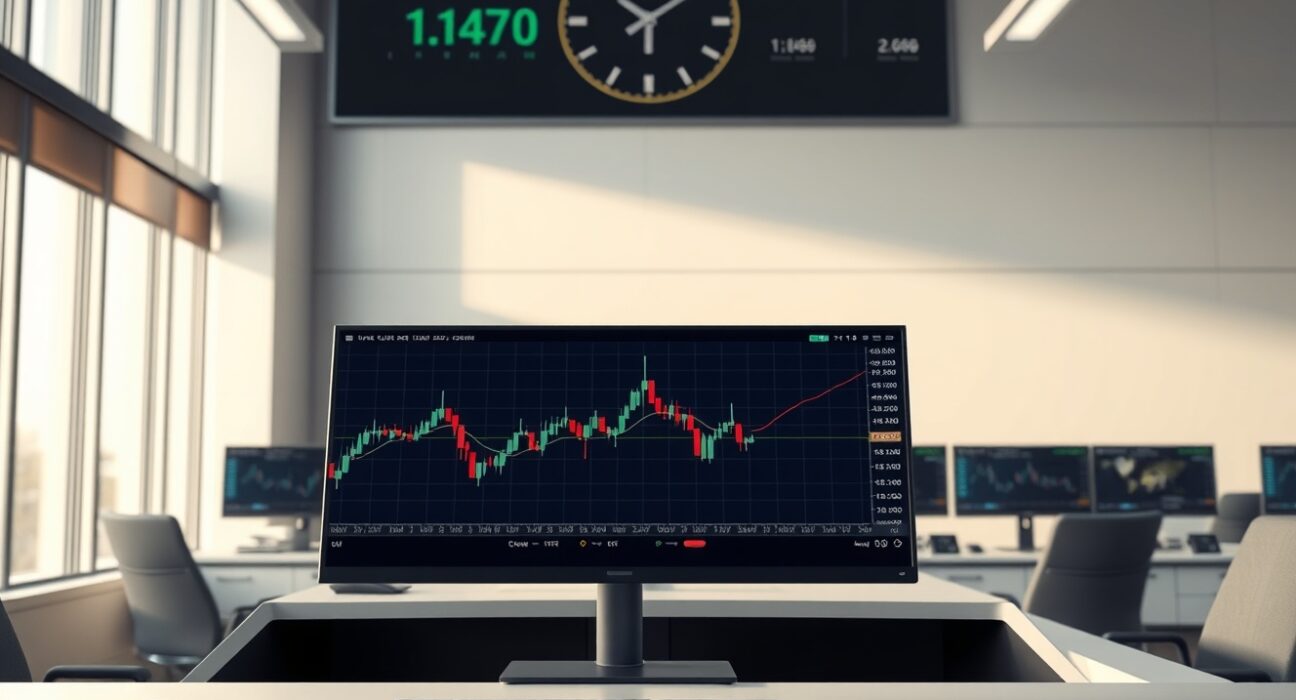 EUR/USD forex chart analysis ahead of the European Central Bank policy announcement.
