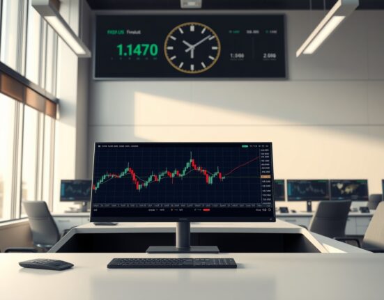 EUR/USD forex chart analysis ahead of the European Central Bank policy announcement.
