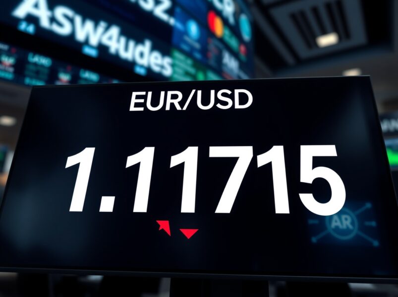 EUR/USD Edges Down Below 1.1720 Lows But Holds Most of Thursday’s Gains: A Critical Analysis