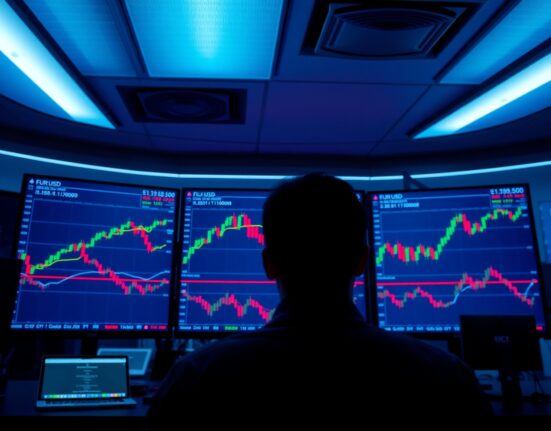EUR/USD forex chart showing flat trading below 1.1700 level before central bank policy decisions