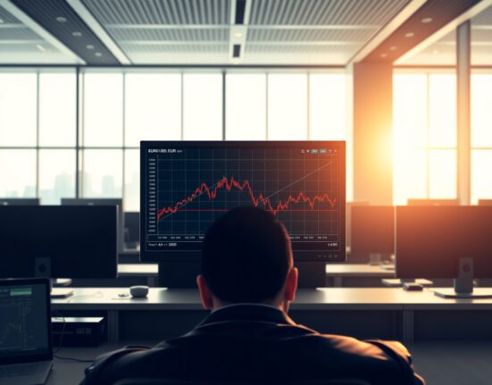 EUR/USD price chart analysis showing consolidation below the 200-hour SMA ahead of central bank decisions.