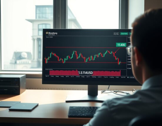 EUR/USD price chart analysis showing 1.1400 support level after ECB policy decision