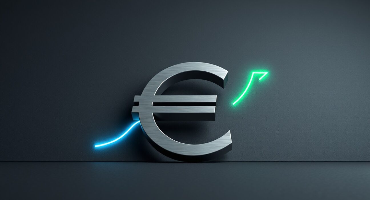EUR/USD price forecast chart showing consolidation below a key Fibonacci resistance level and support from the 200-day SMA.