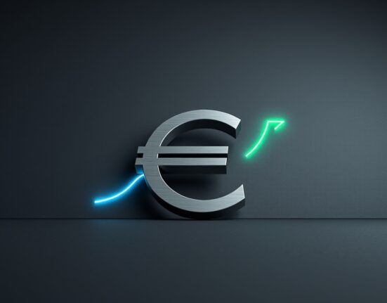 EUR/USD price forecast chart showing consolidation below a key Fibonacci resistance level and support from the 200-day SMA.