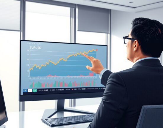 Financial analyst reviews EUR/USD chart forecasting a rise to 1.20, Societe Generale prediction.
