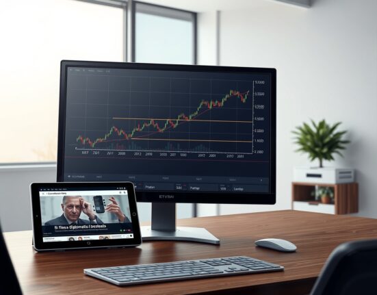 EUR/USD forex chart analysis showing gains amid ceasefire talks and CPI data.