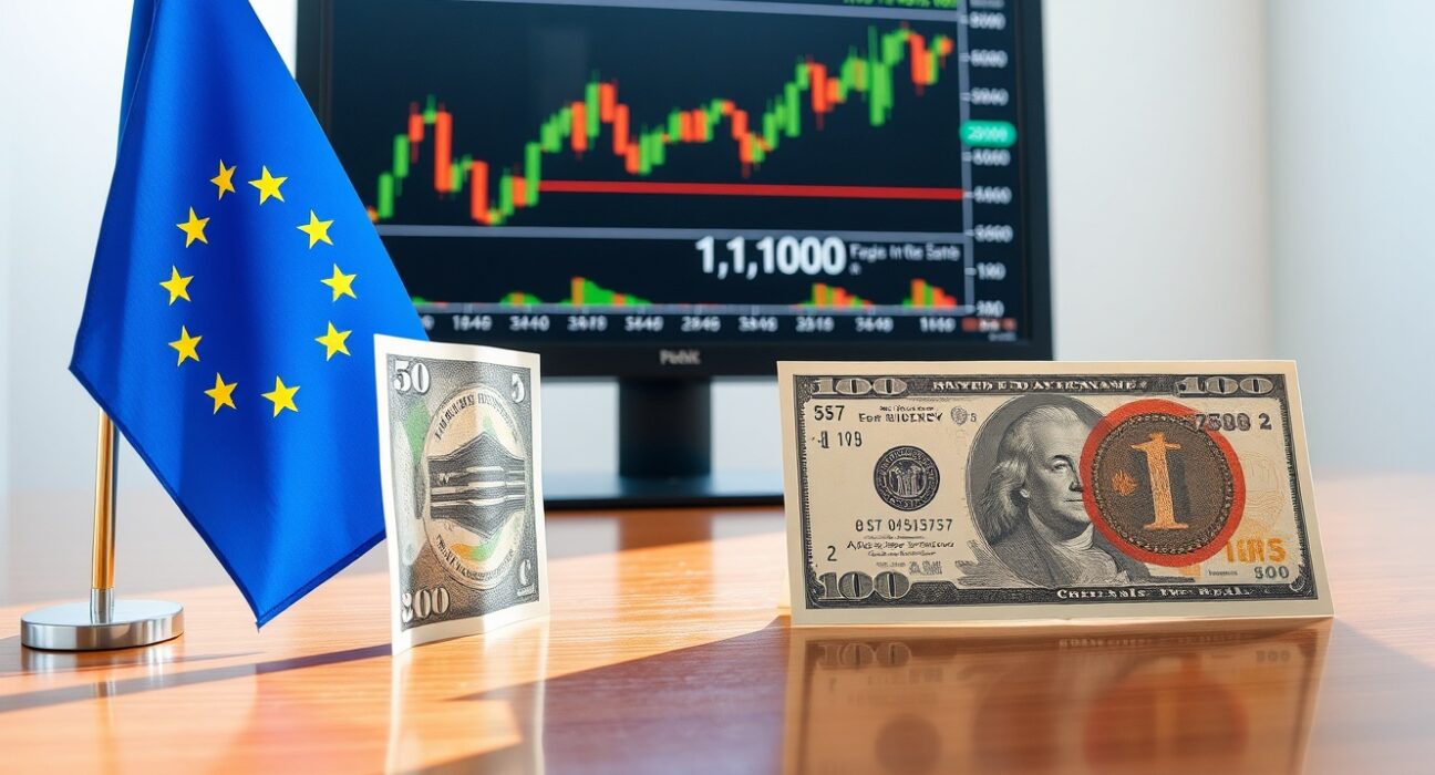 EUR/USD currency pair hesitates at 1.1700 after mixed Eurozone PMI data release