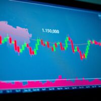 EUR/USD trading chart hovering above 1.1700 with geopolitical map background