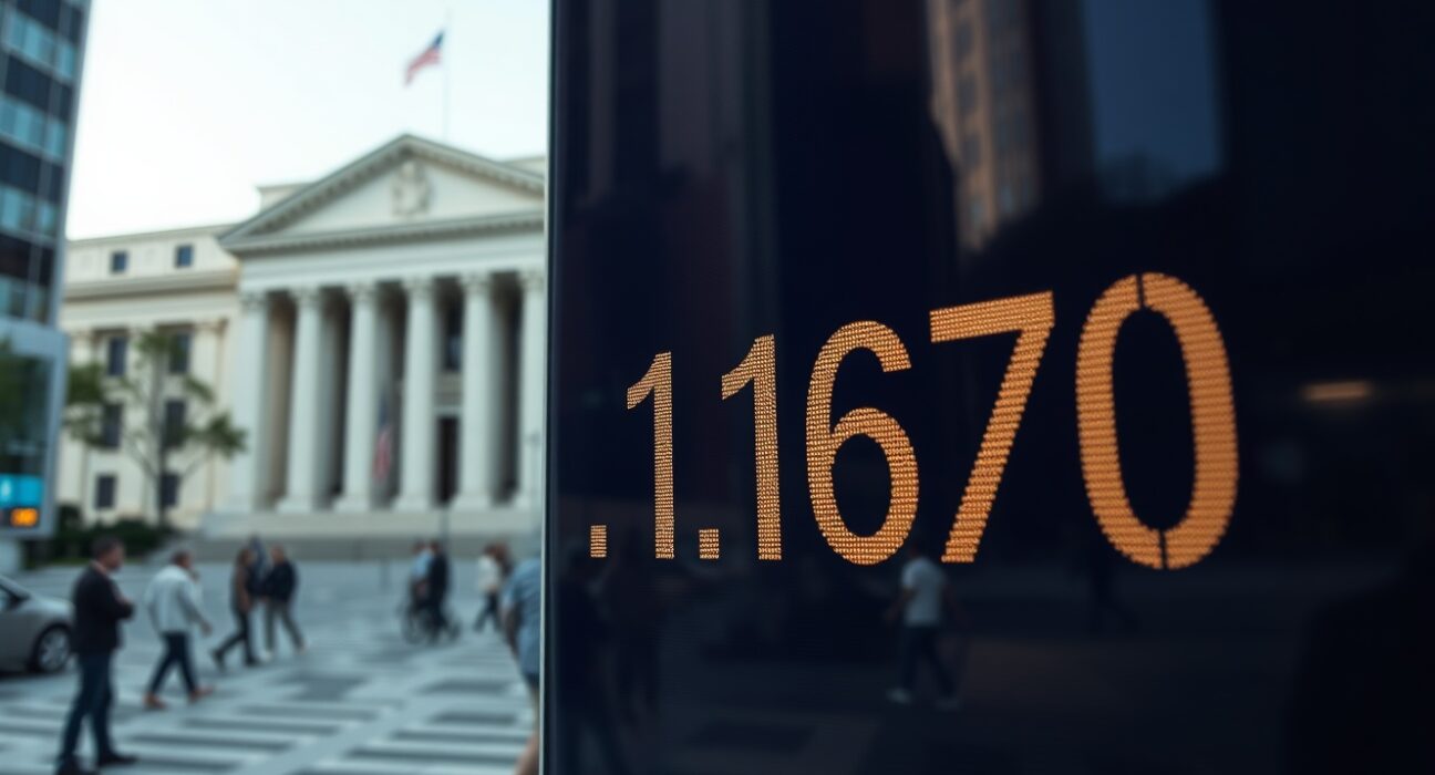 EUR/USD currency pair trading near 1.1670 after Federal Reserve leaves interest rates unchanged in 2025