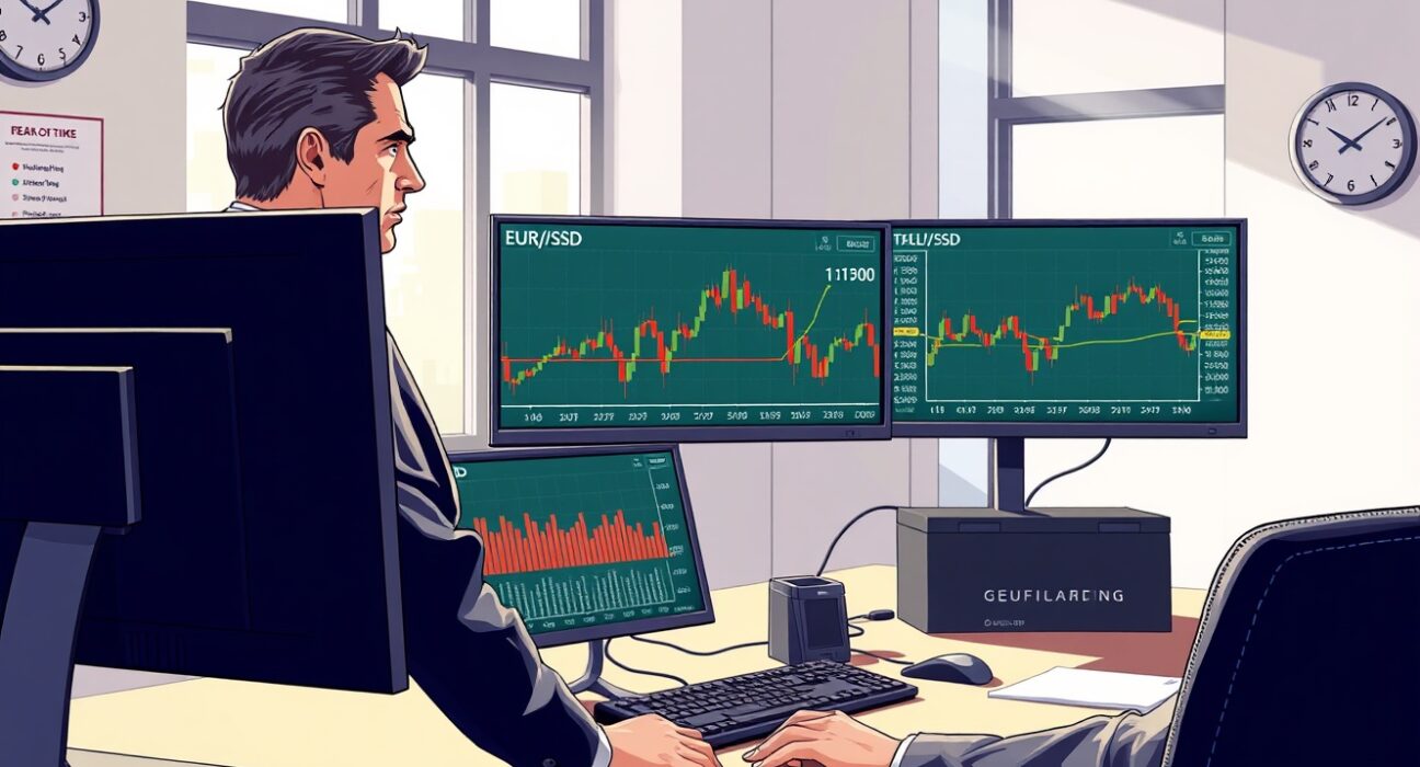 EUR/USD trading analysis showing currency pair holding above 1.1700 level during geopolitical developments