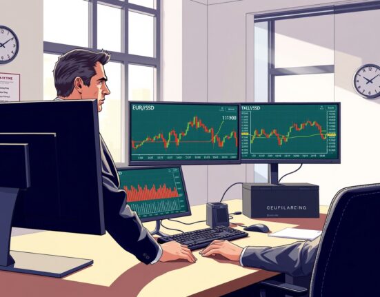 EUR/USD trading analysis showing currency pair holding above 1.1700 level during geopolitical developments