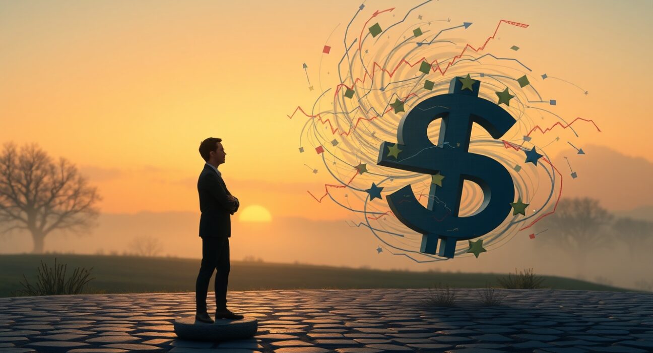 EUR/USD currency pair stability analysis amidst conflicting US GDP and inflation data in 2025.