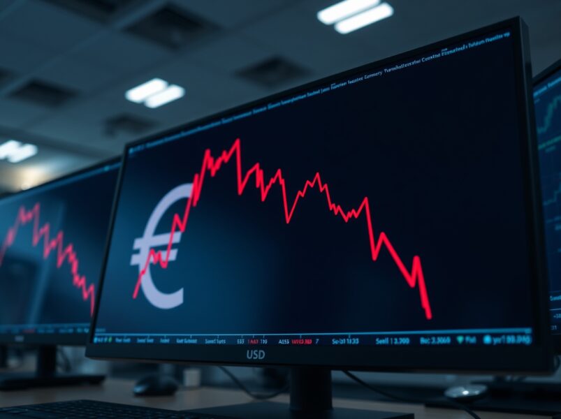 EUR/USD Plunges to Fresh Monthly Lows Sub-1.1700 as Market Sentiment Sours Sharply