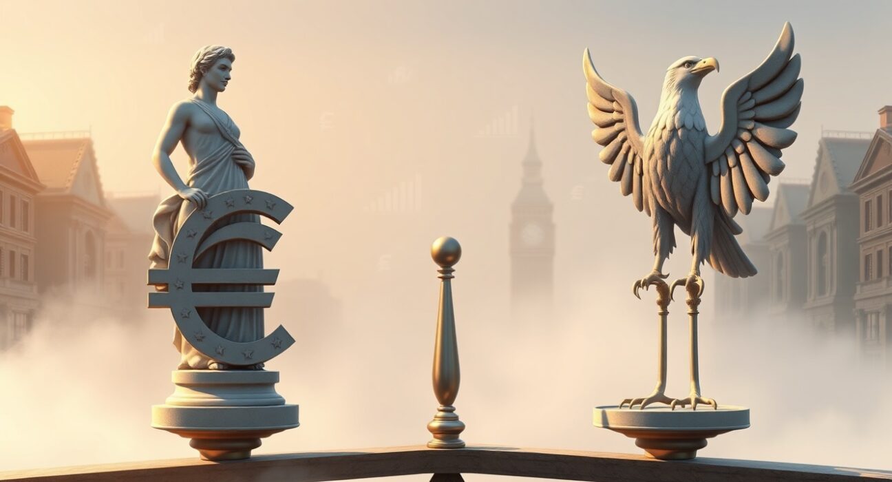 EUR/USD currency pair analysis showing options market signals for dollar volatility concerns