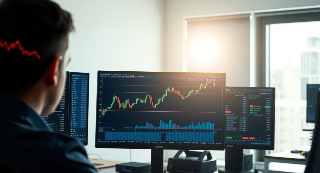 EUR/USD trading analysis showing currency pair reaching monthly high on professional financial charts